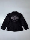 Harley-Davidson Genuine MotorClothes Black Embroidered Textile Riding Women’s Jacket (S/M)