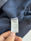 Supreme Navy Colour Block Crewneck Sweatshirt – Sleeve Logo, Made in Canada (M)