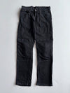 Black Aramid Lined Moto Riding Jeans Knee Padded (W:36) (L:45)