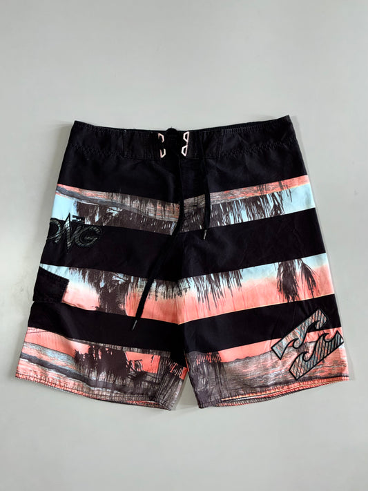 Billabong Black Sunset Print Board Shorts (W:34|L:20)