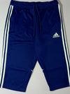 Adidas Navy 3/4 Track Pants – 3 Stripes (W:30) (L:26)