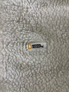 National Geographic | White Sherpa Fleece Zip-Up Hoodie | (S)