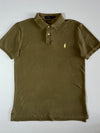 Polo Ralph Lauren Custom Slim Fit Polo Shirt – Olive Green (M)