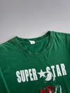 Vintage “Super Star” Dragon Graphic Long Sleeve Tee Green (M/L)