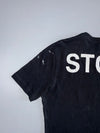 Stone Island Black Tee | Compass Logo Print (M)
