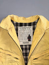 Vintage Edwin Yellow Workwear Jacket Plaid Lining, Graphic Tag, (S/M)