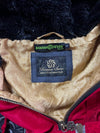 Y2K Banana Seven Red Hooded Bomber Jacket Embroidered (M/L)