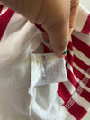 Lacoste Vintage Vertical Stripe Polo Shirt  (S)