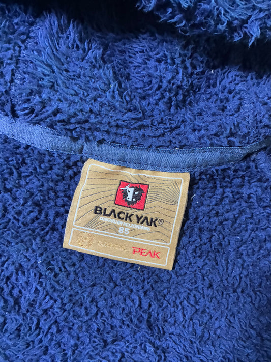 Black Yak Extreme Peak Sherpa Fleece Hooded Zip Jacket – Navy (S)