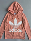 Adidas | Peach Trefoil Hoodie | (S)