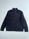 Tommy Hilfiger Quarter-Zip Knit Sweater – Navy (XL)
