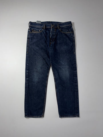 Diesel Industry Dark Wash Straight Jeans (W:34) (L:36.5)