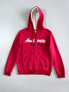 Hang Ten “Authentic San Diego” Sherpa-Lined Zip Hoodie (Fur Inside)(S)