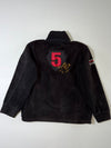 Royal Polo Geographical Norway Expedition Embroidered Fleece Jacket – Black (S)