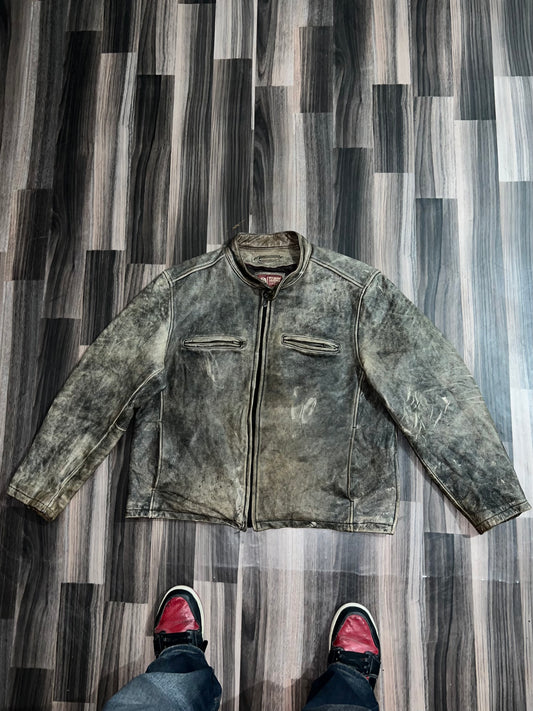 ZUltra Premium (RARE) VINTAGE Original Leather Jacket (L/XL)