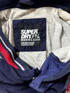 Superdry Navy & Cream Tiger Patch Varsity Bomber Jacket (M)