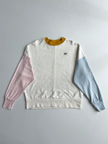 Puma Pastel Colorblock Oversized Crewneck | Size (XL)