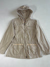 Carhartt Women’s Khaki Hooded Utility Field Jacket (L)