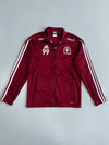 Adidas Climacool Burgundy Team Track Jacket | Vintage Full Zip 3-Stripes Jacket (M)