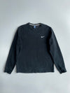 Nike Essential Black Swoosh Crewneck Sweatshirt (L)