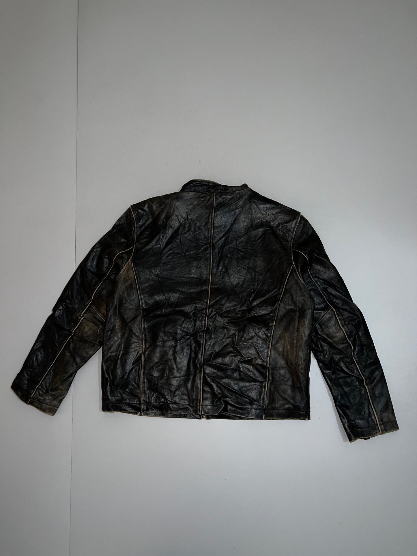 ZSuper Premium Original Leather *STRUCTURE Rare Jacket (L)