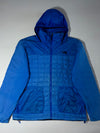 The North Face Lightweight Quilted Hooded Jacket – Electric Blue (XL)