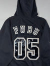 FUBU Athletics Chicago 55 Embroidered Pullover Hoodie – Black (XL)