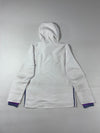 Adidas Real Madrid White Full-Zip Hoodie (S)