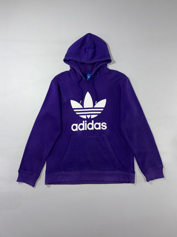 Adidas Originals Trefoil Big Logo Purple Pullover Hoodie (M)