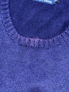 Polo Ralph Lauren Navy V-Neck Sweater (XL)