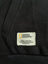 National Geographic Black Pullover Hoodie – Embroidered Logo | (L)
