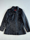 Vintage Aviatrix Black Leather Asymmetric Zip Women’s (M)