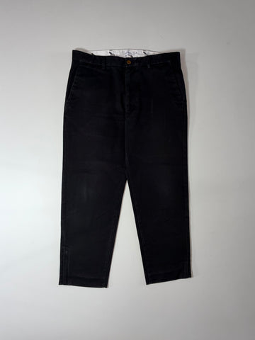 Saturdays NYC Black Cotton Chino Trousers – (W:34)(L:37)