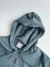 Puma Embroidered Logo Pullover Hoodie Sage Green (M)