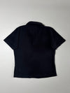 Burberry London Black Polo T-Shirt w/ Nova Check Placket – Men’s (M)