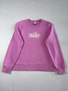 Vintage Nike Pink Script Logo Crewneck Sweatshirt (S)