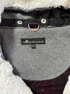 Moose Knuckles Grey Sherpa Trim Hoodie – (XL)