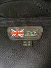 Frank Thomas Cafe Racer Striped Leather Jacket (Padded/Albow Padded) (S)