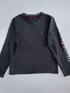 Tommy Hilfiger | Sleeve Logo Long Sleeve Tee | Charcoal (M)