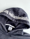 With Indiscrimination” Graphic Hoodie  (M)