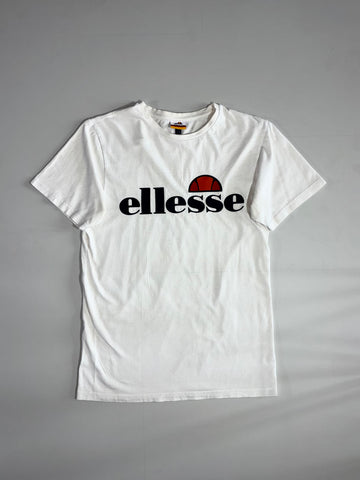 Ellesse Spellout Logo White T-Shirt (S)