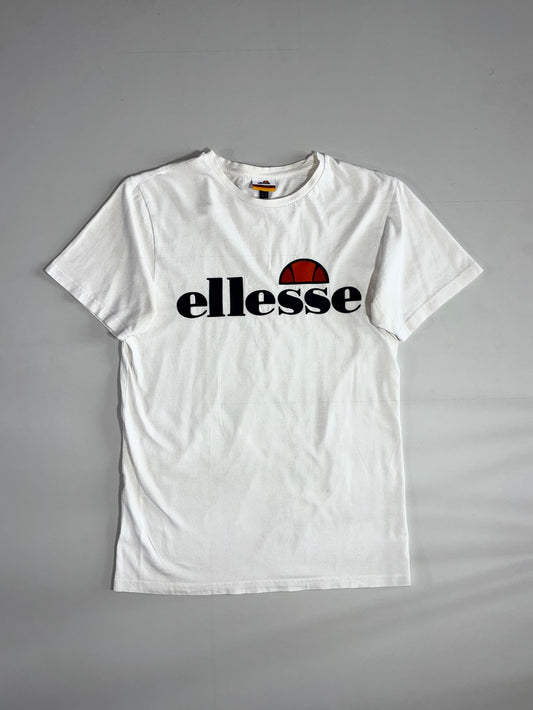 Ellesse Spellout Logo White T-Shirt (S)