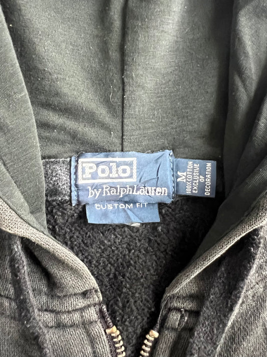 Polo Ralph Lauren Big Pony Zip Hoodie |Black | (M)