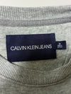 Calvin Klein Jeans CK Logo Grey Crewneck Sweatshirt (M)