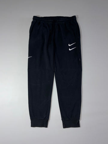 Nike Swoosh Black Joggers (W:36) (L:40)