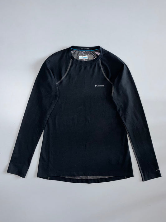Columbia Omni-Heat Thermal Reflective Long Sleeve Base Layer Top Black (S/M)