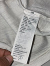 Abercrombie & Fitch White & Navy Raglan Long Sleeve T-Shirt | Varsity Stripe Tee (3XL)