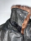 Premium Original Pure Leather Jacket (Detechable Furr Lining) (M)