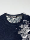 Big Train Osaka | Embroidered Dragon Sakura Long Sleeve Tee Navy | (L)