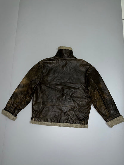 !                                                                                                                                                                                                        Super Premium Original Vintage Leather Jacket (XL/2XL)